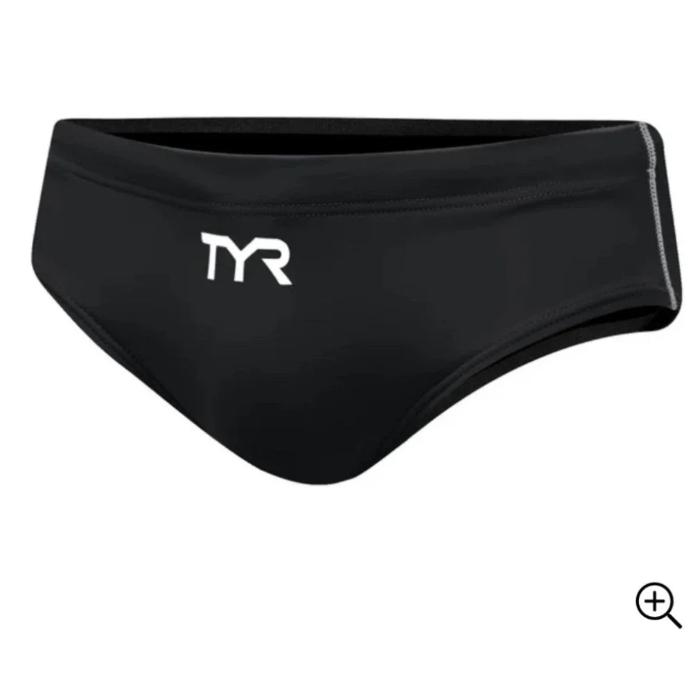 TYR Thresher Mens Swim Brief Black Size 26 FINA Approved Racing Suit TYRPH01R